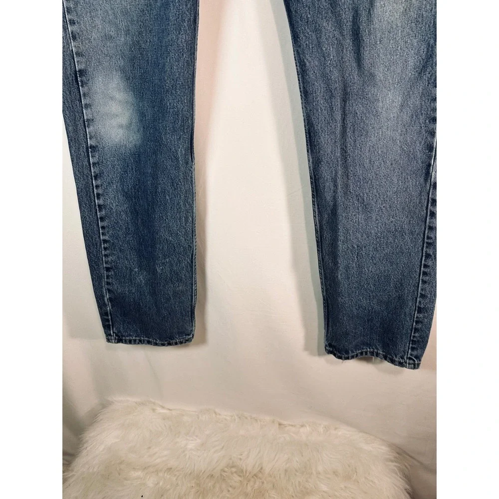 Levis 505 Regular Fit‎ Straight Leg Jeans Mens 36x34 Blue Denim Medium Wash